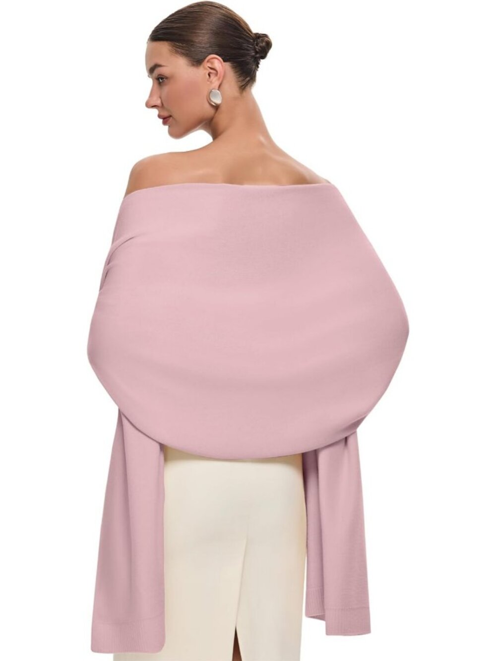 Elegant Women's Pashmina Shawl Wrap - Large Wedding, Evening & Winter Scarf